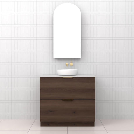 Celeste Duo - 900mm Chestnut Freestanding Vanity