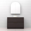 Celeste Duo - 1200mm Espresso Oak Freestanding Vanity
