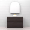 Celeste Duo - 1200mm Espresso Oak Freestanding Vanity