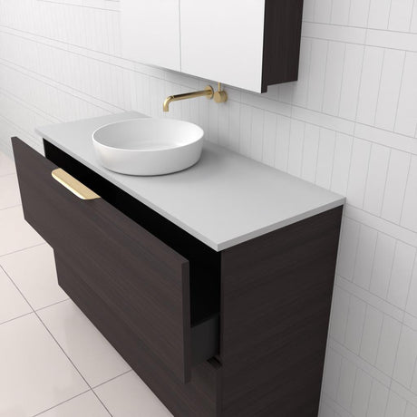 Celeste Duo - 1200mm Espresso Oak Freestanding Vanity