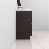Celeste Duo - 900mm Espresso Oak Freestanding Vanity