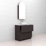 Celeste Duo - 900mm Espresso Oak Freestanding Vanity