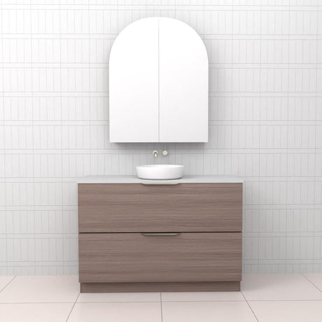Celeste Duo - 1200mm Urban Oak Freestanding Vanity