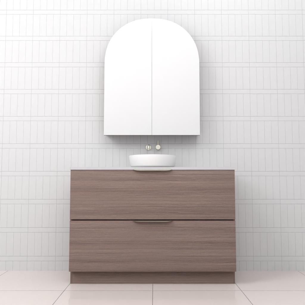Celeste Duo - 1200mm Urban Oak Freestanding Vanity