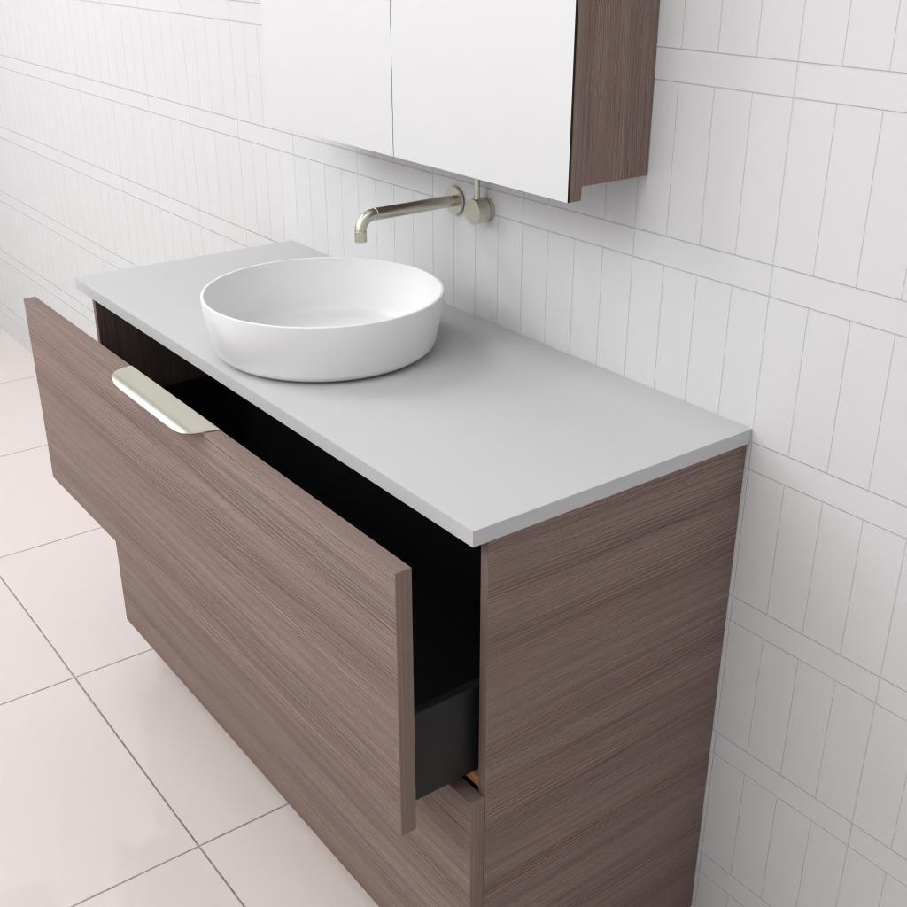 Celeste Duo - 1200mm Urban Oak Freestanding Vanity