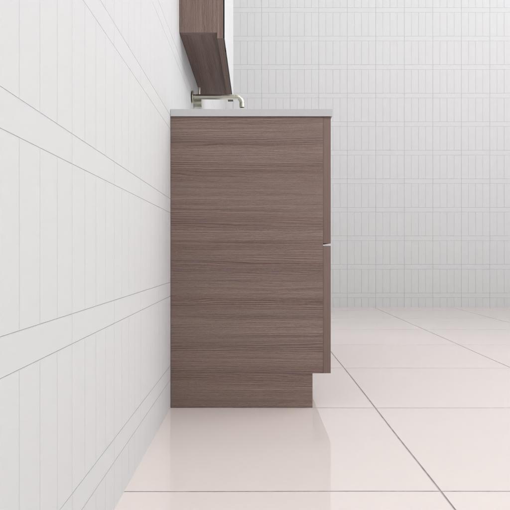 Celeste Duo - 1200mm Urban Oak Freestanding Vanity