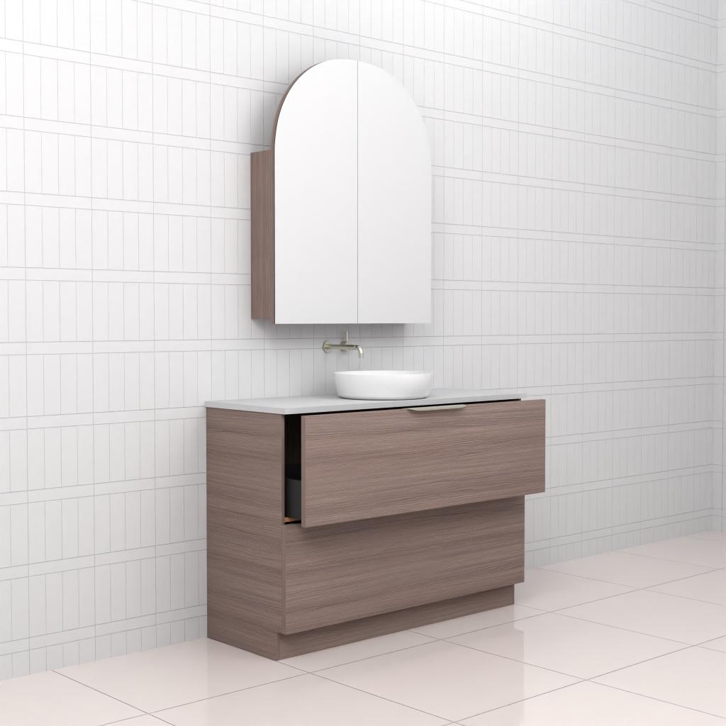 Celeste Duo - 1200mm Urban Oak Freestanding Vanity