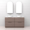 Celeste Duo - 1500mm Urban Oak Freestanding Vanity
