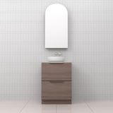Celeste Duo - 600mm Urban Oak Freestanding Vanity