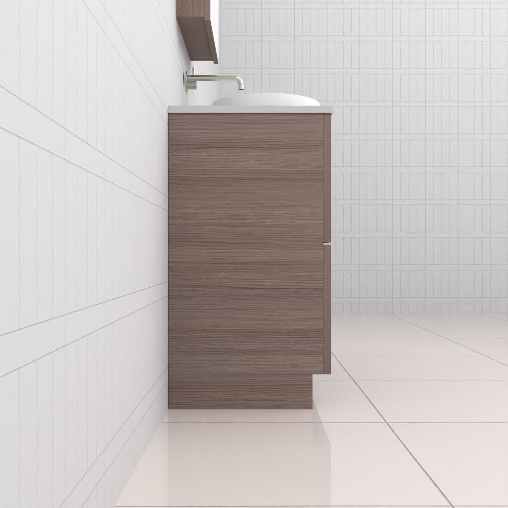 Celeste Duo - 900mm Urban Oak Freestanding Vanity