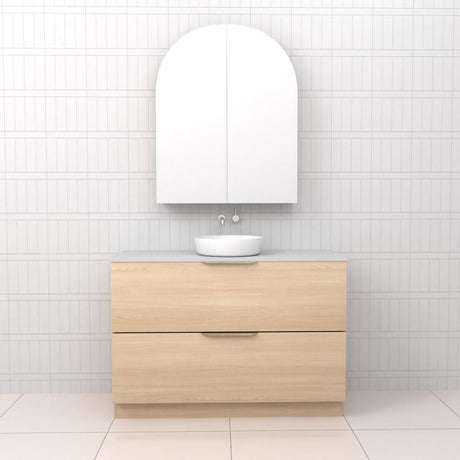 Celeste Duo - 1200mm Vero Oak Freestanding Vanity