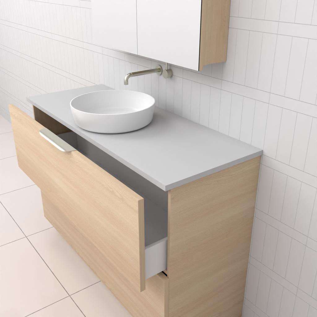 Celeste Duo - 1200mm Vero Oak Freestanding Vanity