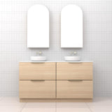 Celeste Duo - 1500mm Vero Oak Freestanding Vanity