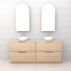Celeste Duo - 1800mm Vero Oak Freestanding Vanity
