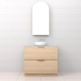 Celeste Duo - 900mm Vero Oak Freestanding Vanity