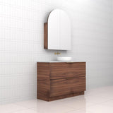 Celeste Duo - 1200mm Walnut Freestanding Vanity