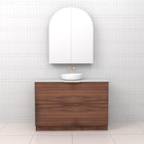 Celeste Duo - 1200mm Walnut Freestanding Vanity