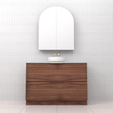 Celeste Duo - 1200mm Walnut Freestanding Vanity