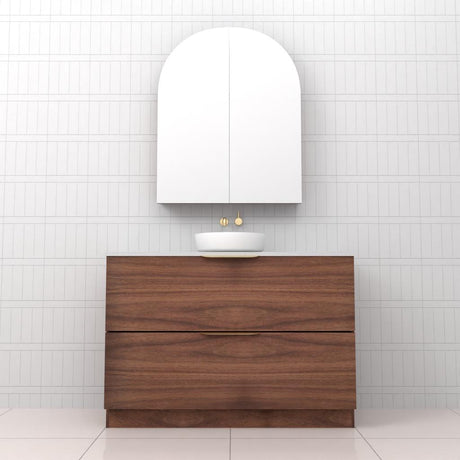 Celeste Duo - 1200mm Walnut Freestanding Vanity