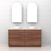 Celeste Duo - 1500mm Walnut Freestanding Vanity