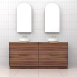 Celeste Duo - 1800mm Walnut Freestanding Vanity