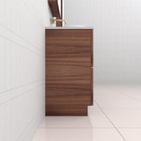Celeste Duo - 1800mm Walnut Freestanding Vanity
