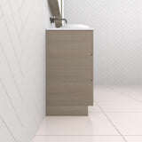 Celeste Trio - 1500mm Smoked Ash Freestanding Vanity