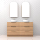 Celeste Trio - 1500mm Nordic Oak Freestanding Vanity