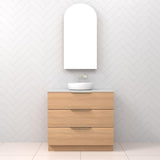 Celeste Trio - 900mm Nordic Oak Freestanding Vanity