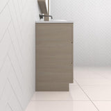 Celeste Trio - 1800mm Smoked Ash Freestanding Vanity