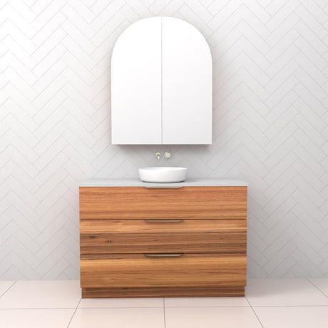 Celeste Trio - 1200mm Blackbutt Freestanding Vanity