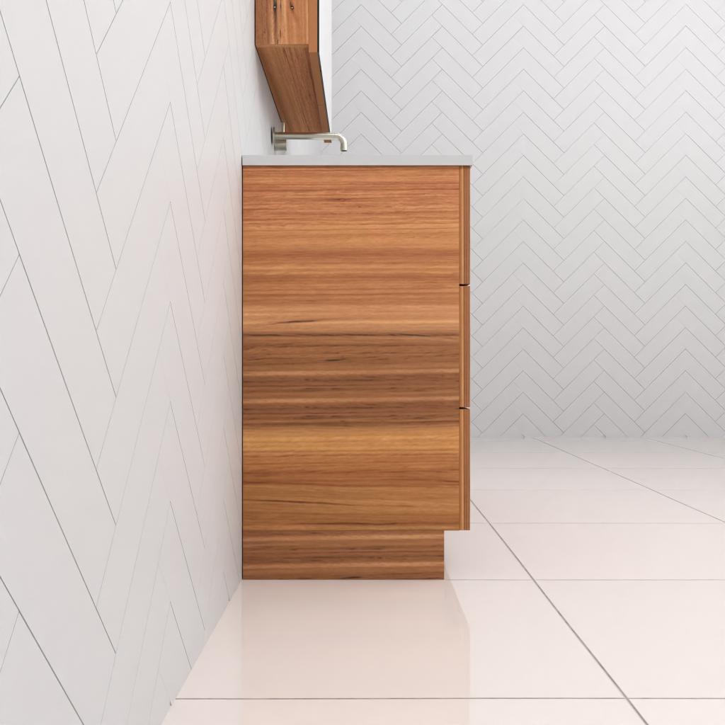 Celeste Trio - 1200mm Blackbutt Freestanding Vanity