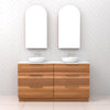 Celeste Trio - 1500mm Blackbutt Freestanding Vanity