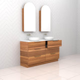 Celeste Trio - 1500mm Blackbutt Freestanding Vanity