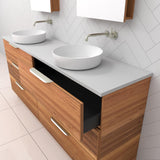 Celeste Trio - 1800mm Blackbutt Freestanding Vanity