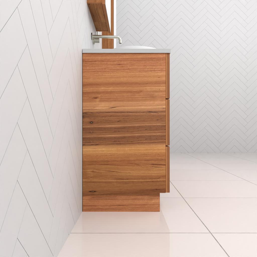 Celeste Trio - 1800mm Blackbutt Freestanding Vanity