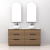 Celeste Trio - 1500mm Tuscan Oak Freestanding Vanity