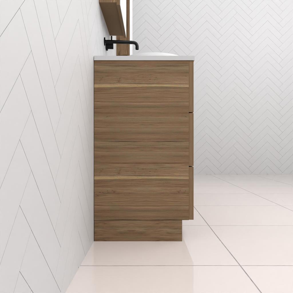 Celeste Trio - 1800mm Tuscan Oak Freestanding Vanity