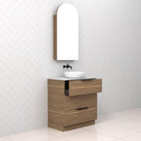 Celeste Trio - 750mm Tuscan Oak Freestanding Vanity