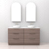 Celeste Trio - 1500mm Urban Oak Freestanding Vanity