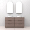 Celeste Trio - 1500mm Urban Oak Freestanding Vanity