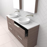 Celeste Trio - 1500mm Urban Oak Freestanding Vanity