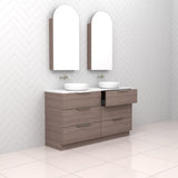 Celeste Trio - 1500mm Urban Oak Freestanding Vanity