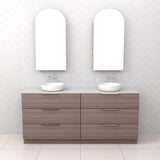 Celeste Trio - 1800mm Urban Oak Freestanding Vanity