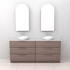 Celeste Trio - 1800mm Urban Oak Freestanding Vanity
