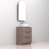 Celeste Trio - 600mm Urban Oak Freestanding Vanity