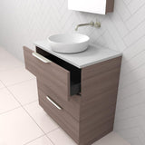 Celeste Trio - 750mm Urban Oak Freestanding Vanity