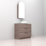 Celeste Trio - 900mm Urban Oak Freestanding Vanity