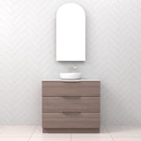 Celeste Trio - 900mm Urban Oak Freestanding Vanity