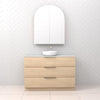 Celeste Trio - 1200mm Vero Oak Freestanding Vanity